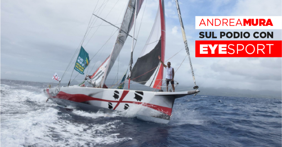 EYE Sport on the podium with Andrea Mura