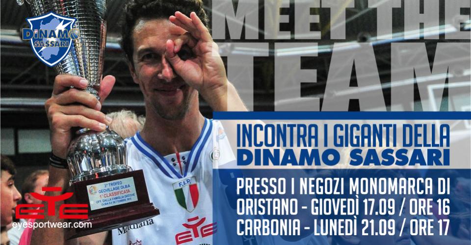 La Dinamo incontra i suoi fans presso gli EYE Shops!