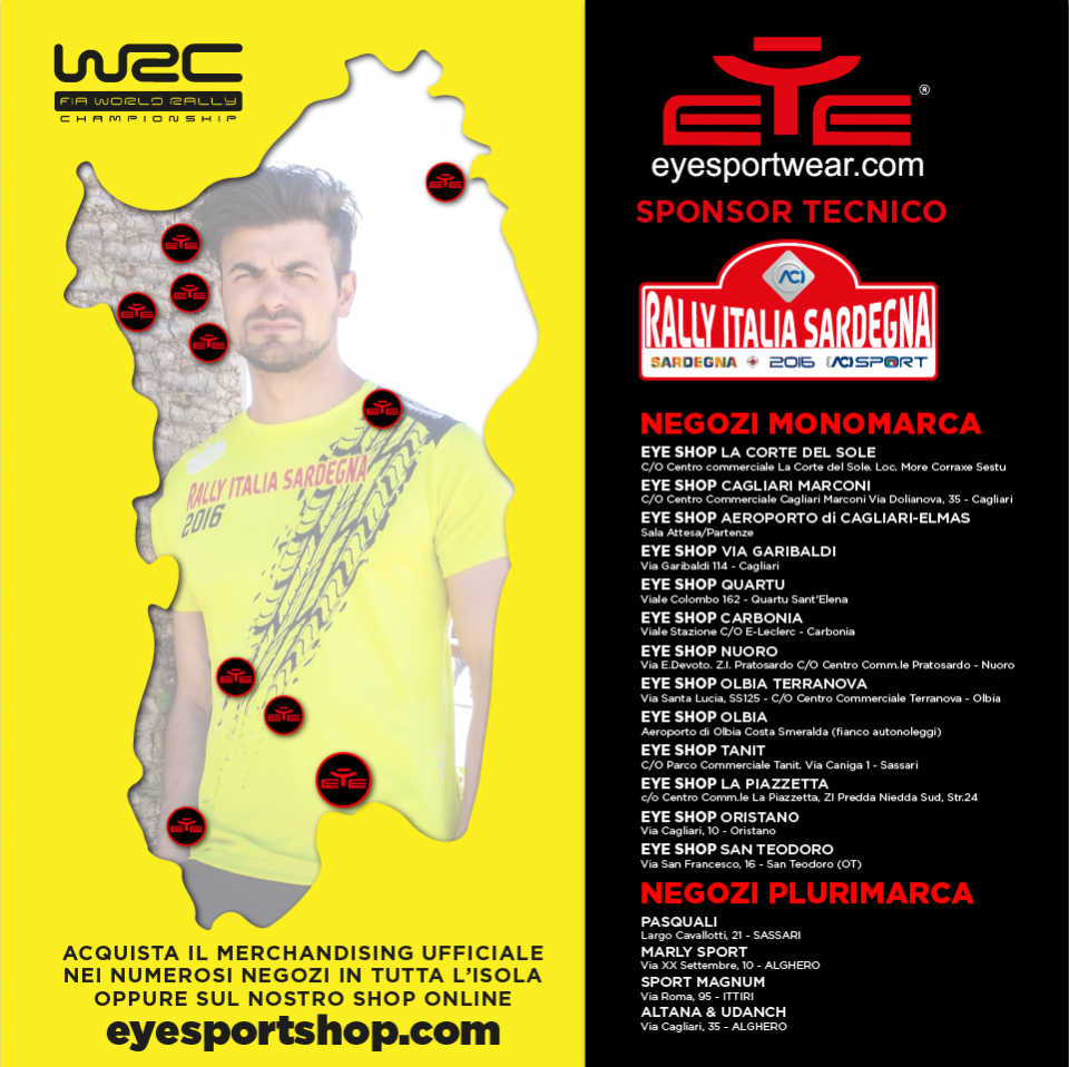 MERCHANDISE RALLY ITALIA SARDEGNA 2016