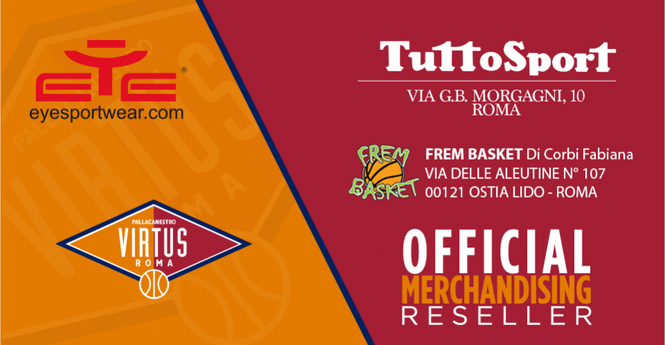 RIVENDITORI AUTORIZZATI MERCHANDISING VIRTUS ROMA