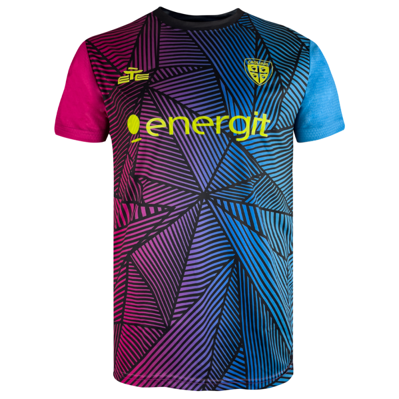 t shirt pre gara team cagliari calcio 2526